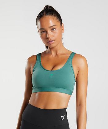 Sujetadores Deportivos Gymshark Fraction Mujer Verde | CO 2161XYU